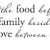 Food * Family * Love