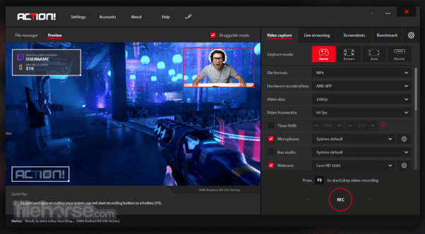aplikasi perekam layar pc untuk gamer