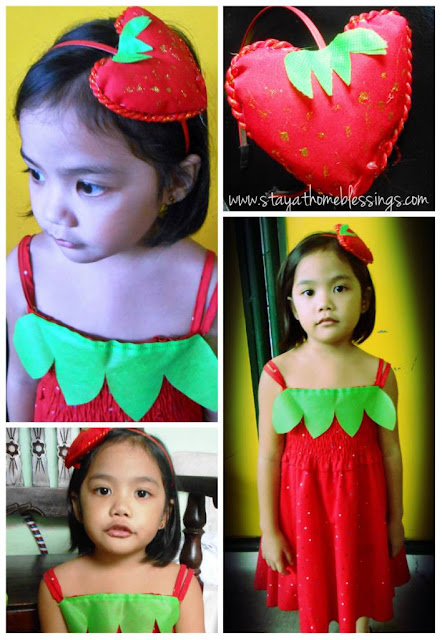 Strawberry Costume for a girl
