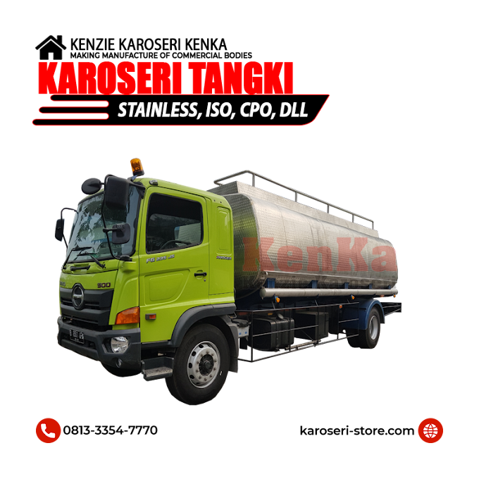 Dealer HINO Karoseri Tangki Stainless - CPO - ISO Tank Ternate