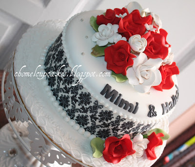 Damask Wedding Cake Nurie damask muslim wedding card