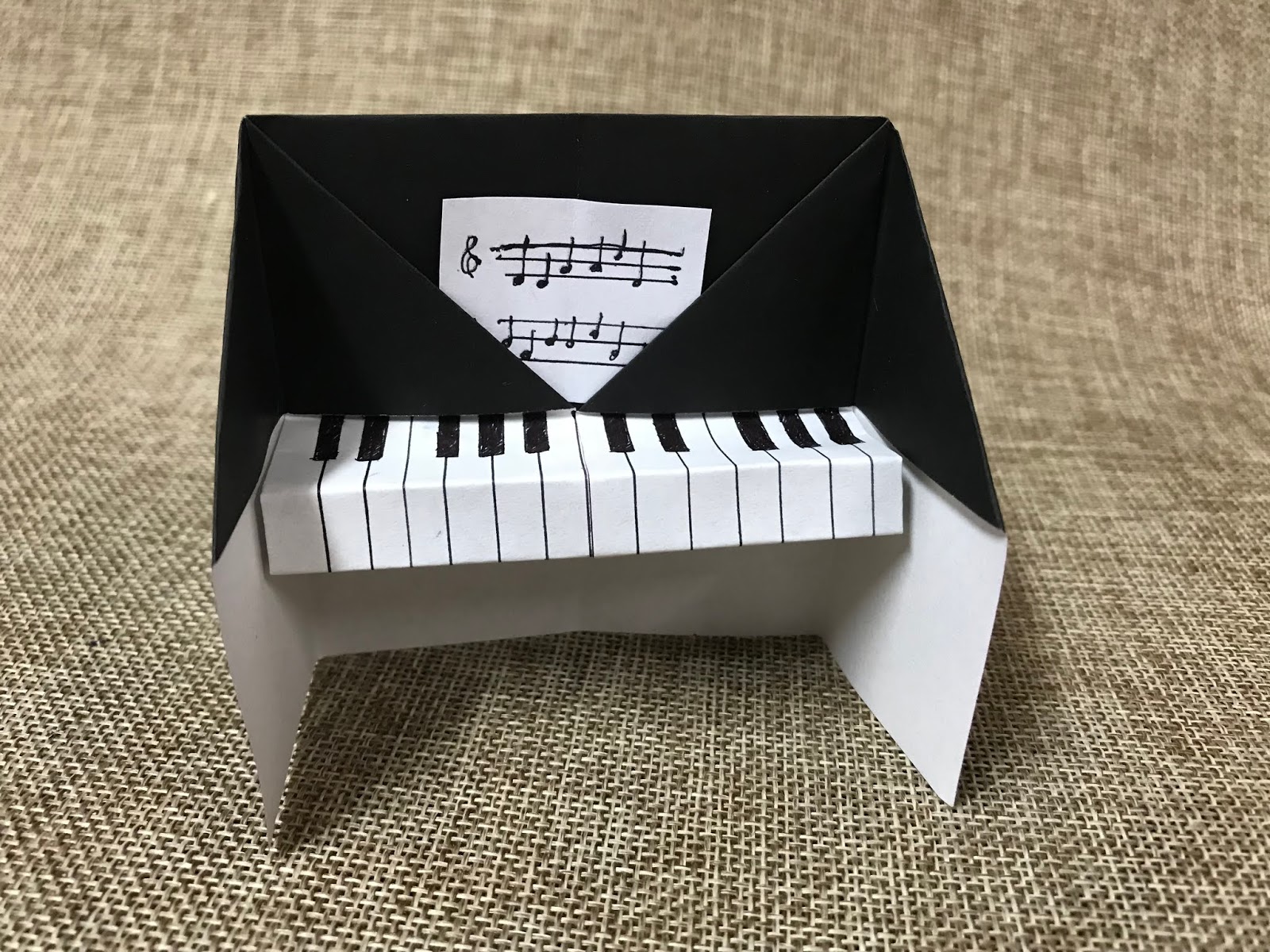 Tutorial #78: Origami Piano | The Idea King