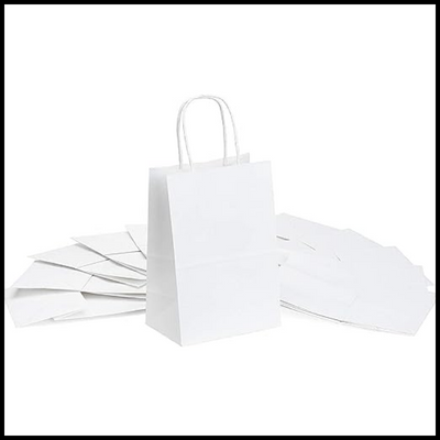 White Paper Gift Bags