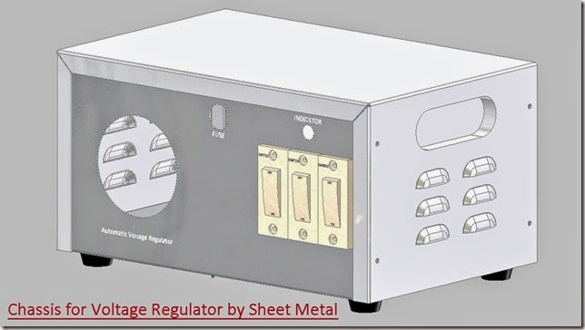 Chassis for Automatic Voltage Regulator by Sheet Metal _1