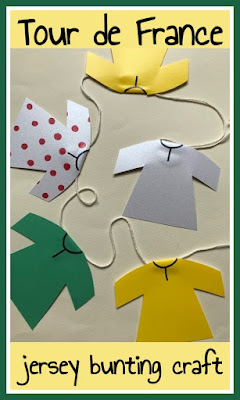 Tour de France craft for children