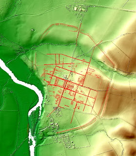 roman town wroxeter viroconium lidar