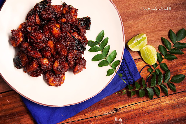 how to make Prawn Ghee Roast recipe and preparation with step by step process