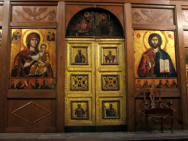 Inside the United Greeks' church, Livorno