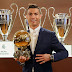 CRISTIANO RONALDO GANA BALÓN DE ORO AL MEJOR JUGADOR DEL AÑO; YA LLEVA CUATRO