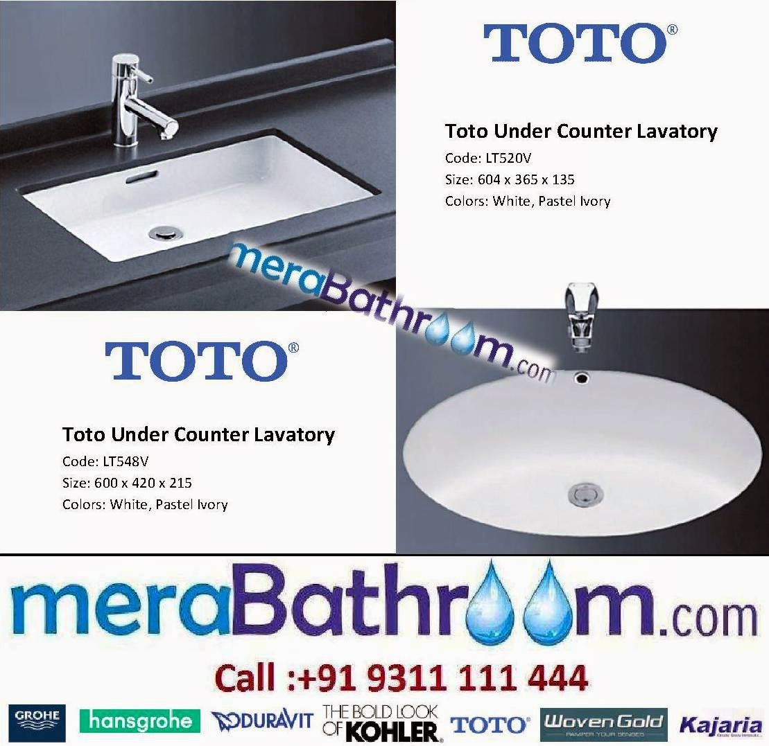  Toto Under Counter Lavatory