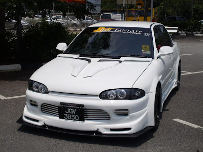 Modified Proton Wira Sedan