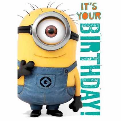 birthday wishes from minions 