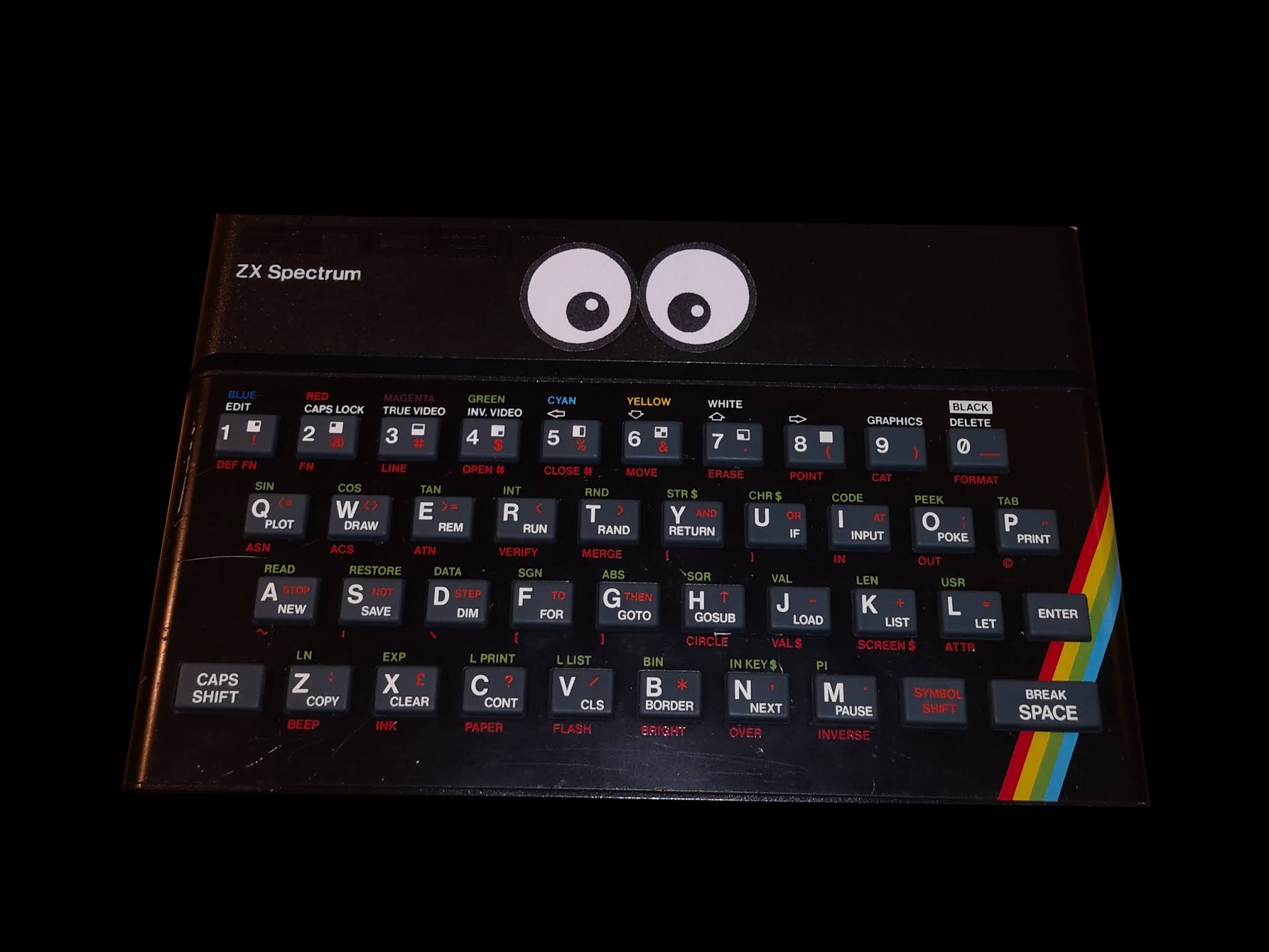 Planetenstände für diese Kalenderwoche am ZX Spectrum und ZX Printer