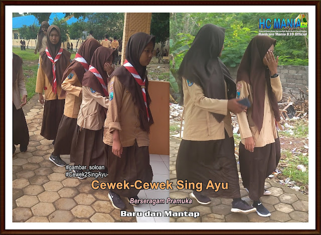Gambar Siswa-Siswi SMA Negeri 1 Ngrambe Cover Pramuka - Buku Album Gambar Soloan Edisi 9.1