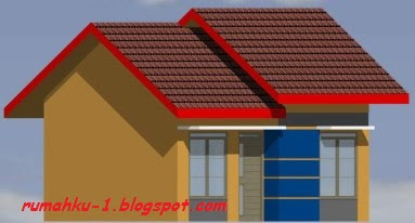 denah rumah sederhana rumah type 29/72