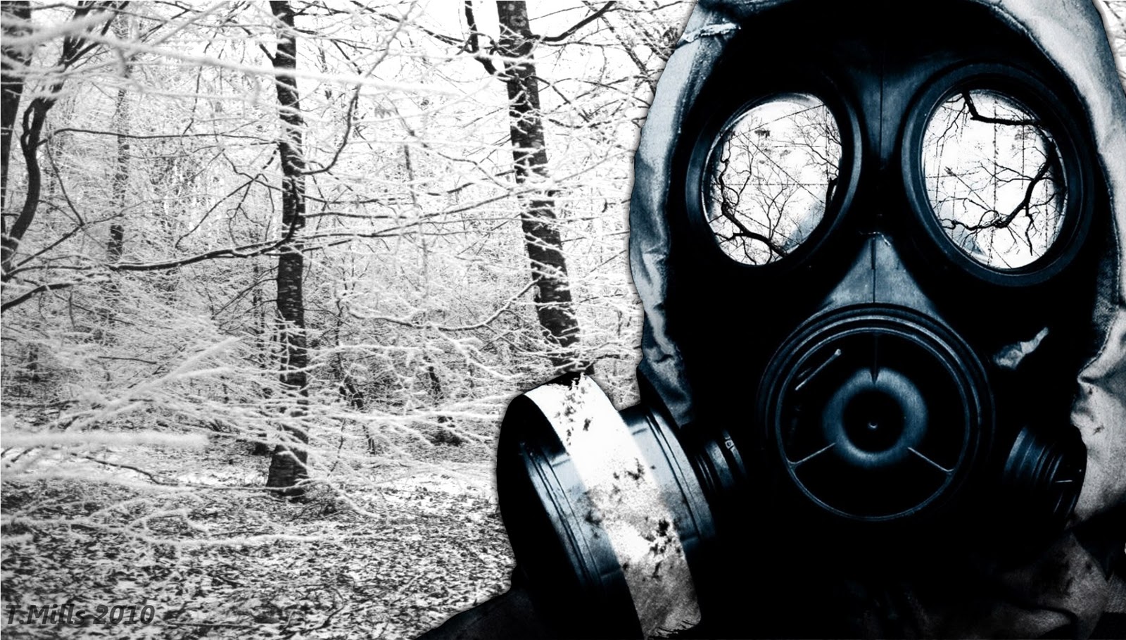 Girl With Green Eyes Gas Mask HD Wallpapers | Epic Desktop Backgrounds