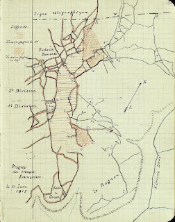 Carte front Dardanelles 21 juin 1915