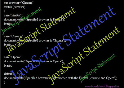 JavaScript Statement