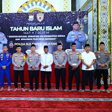Polda Sulsel Gelar, Peringatan Tahun Baru Islam 1447-H/2025-M,  di Masjid Nur Syuhada