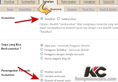 Cara buat komentar bertingkat ala Wp di Blogger