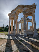 Aphrodisias - reconstructed entrance - Tetrapylon