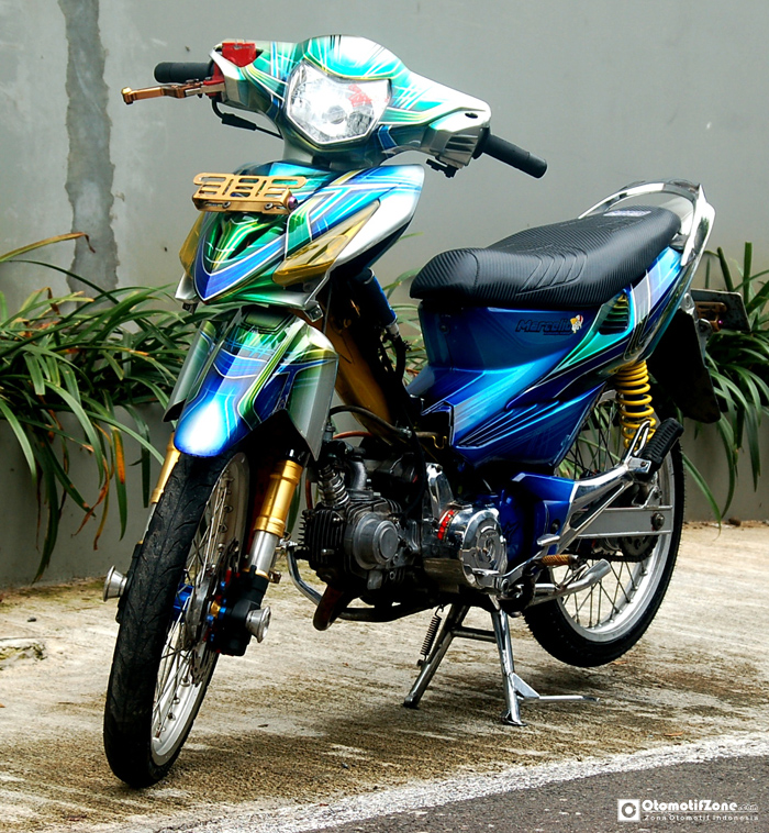 11+ Modifikasi Motor Honda Genio Ceper, Paling Trend!