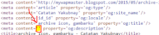 membuat meta tag description artikel blogspot
