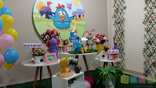 Decoração festa infantil Galinha Pintadinha