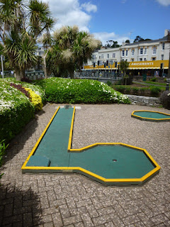 Mini Golf course at Tucks Plot in Dawlish, Devon