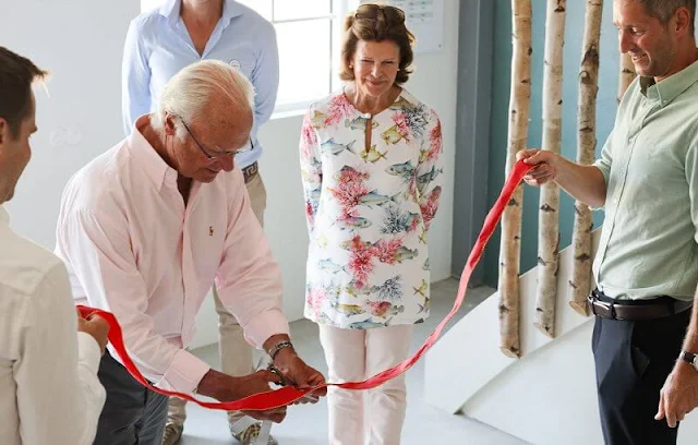 King and Queen of Sweden visited Gårdsfisk company in Skåne, an integrated farm and aquaculture farm that raises fish