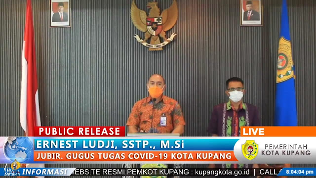 Ernest Ludji RIlis Jumlah Pasien COVID-19 di Kota Kupang Jadi 20 Orang