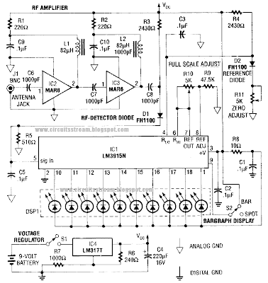 Simple Bug Detector Circuit Diagram