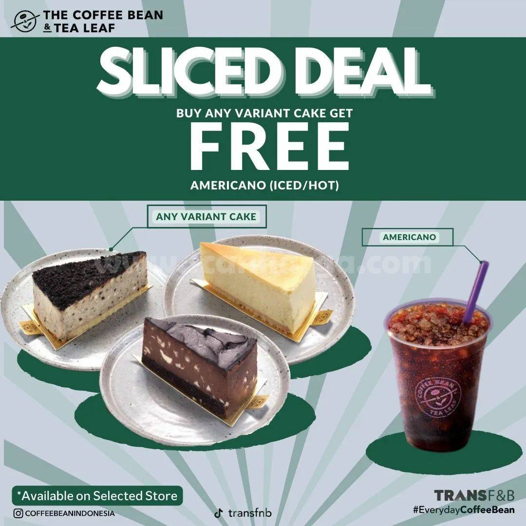 The COFFEE BEAN Promo SLICED DEAL GRATIS Americano Ice