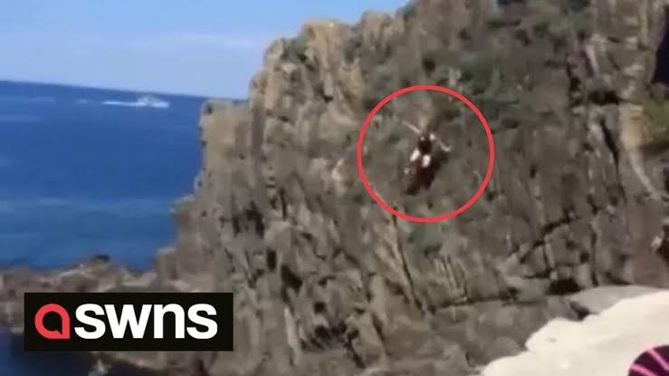 cliff jumping death video leaked viral – cliff diving accident full video clip