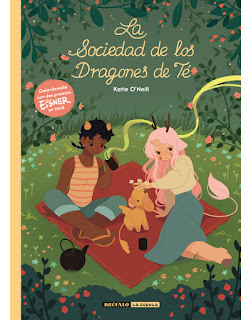 Comic: Reseña de "La sociedad de los dragones del té" de Katie O’Neill - Ediciones la Cúpula