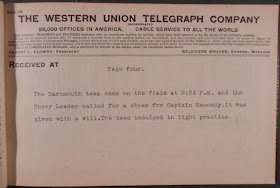 Telegram from start of game