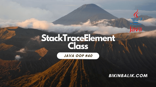 Stack Trace Element Class