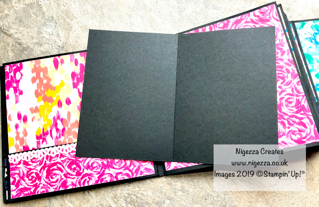 Nigezza Creates. Stampin' Up!® Garden Impressions Mini Album Part 3: Photo Mats & Pocket Inserts