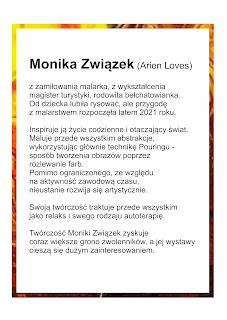 Biogram Moniki Związek - autorki wystawy.