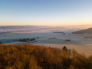 Drohnenfotografie dji 3 Mini Pro Panorama Sonnenaufgang Weserbergland Olaf Kerber