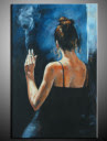 Hand-Painting-People-Oil-Wallpaper