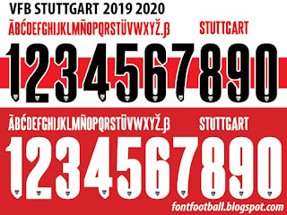 FONT FOOTBALL: Font Vector Vfb Stuttgart 2019 2020 kit
