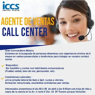 📂 Empleos en Cali Hoy como Agente de Ventas Call Center  💼 |▷ #Cali #SiHayEmpleo #Empleo