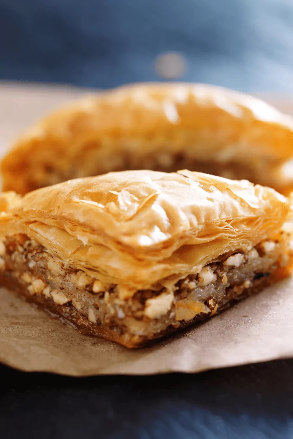 Greek baklava with walnut