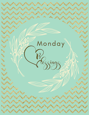 Monday Blessings - Free Printable Artwork To Frame - Mint Gold Theme - 10 Image Pictures