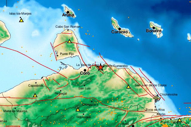 Se sintió muy fuerte el sismo en Puerto Cumarebo - Falcón