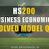 HS200 Business Economics Solved Model Question Paper