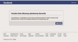 Facebook Hesap Silme