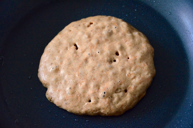 CARROT CAKE SOURDOUGH PANCAKES