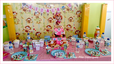 Kit cumpleaños patrulla canina niña-decoración